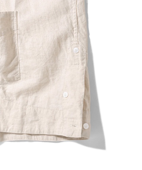 Guayabera Shirt - CL Sheeting［QT045］【2025SS】【SOLDOUT】