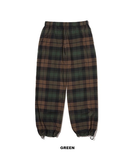 FLANNEL CHECK UTILITY OVER PANTS［FSC254-40060］【2025AW】