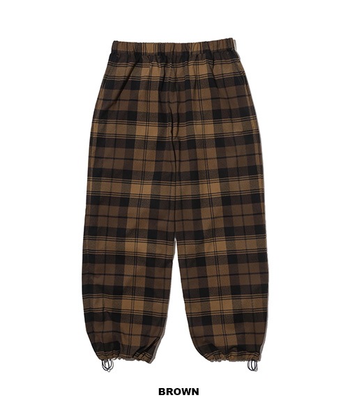 FLANNEL CHECK UTILITY OVER PANTS［FSC254-40060］【2025AW】