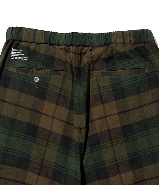 FLANNEL CHECK UTILITY OVER PANTS［FSC254-40060］【2025AW】
