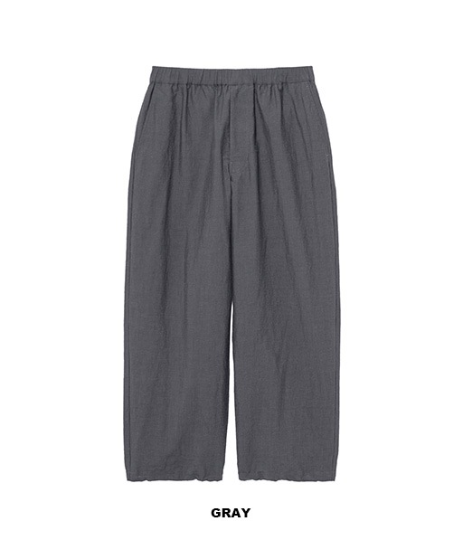 Cotton Linen Seersucker Track Pants［GM262-40035］【2026SS】【SOLDOUT】
