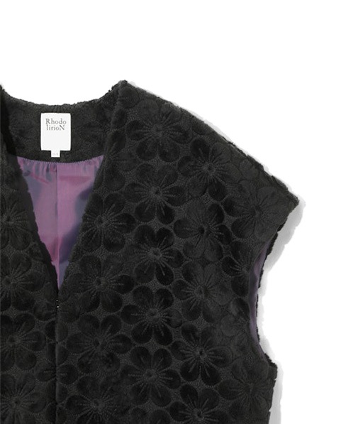Fur Bolero - Original Embroidery Fur［RV1031］【2025AW】