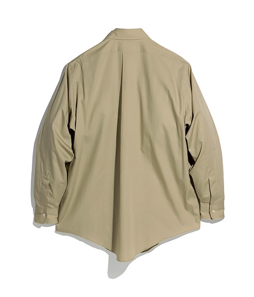 COTTON BROAD REGULAR COLLAR SHIRT【015FD261021】GREEN【2026SS】