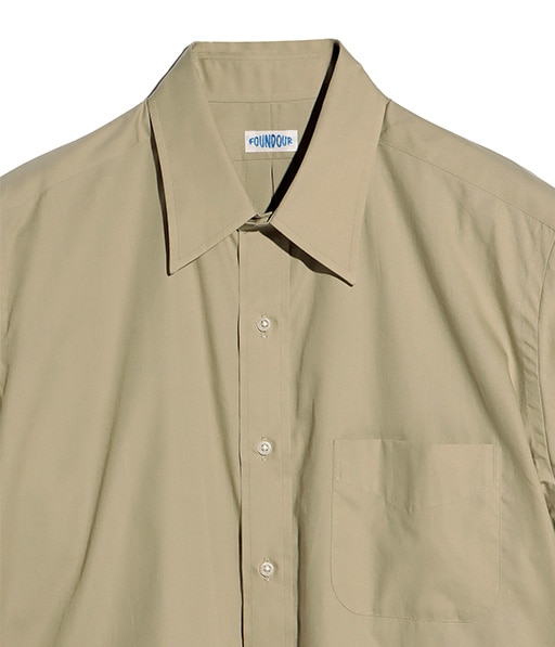 COTTON BROAD REGULAR COLLAR SHIRT【015FD261021】GREEN【2026SS】