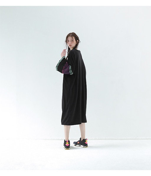 Drift Sleeve Dress［BSD25AW-15］BLACK【2025AW】【SOLDOUT】
