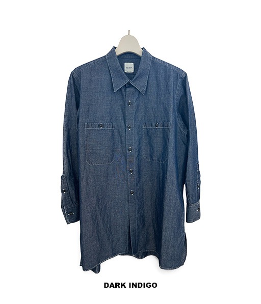 《SALE》COTTON LINEN CAMBRAY SHIRTS［26S-BIS-SH36］【2026SS】