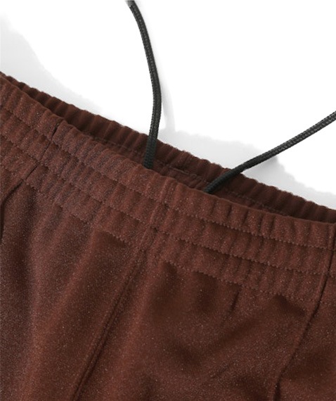 《SALE》Zipped Track Pant - Poly Smooth［RW319］Brown【2025AW】