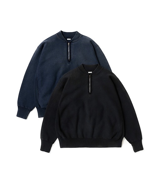Vintage Half Zip Rib Collar Sweatshirt［26SAP-05-11］【2026SS