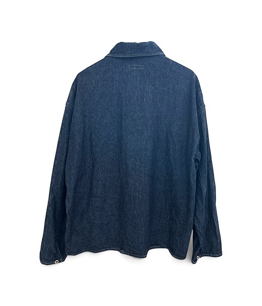 9.3oz HEMP ORGANIC DENIM HYPER BIG SINGLE NEEDLE US ARMY PULLOVER JACKET［IT26S089］【2026SS】【SOLDOUT】