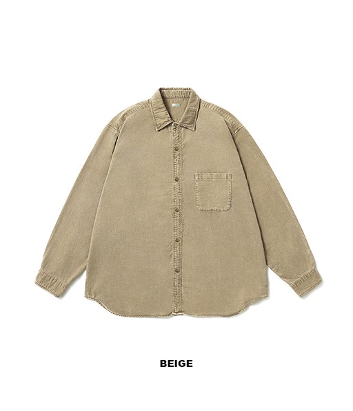 Vintage Cotton Moleskin Shirts［26AAP-02-16］【2026AW】【26STYLE2】【SOLDOUT】