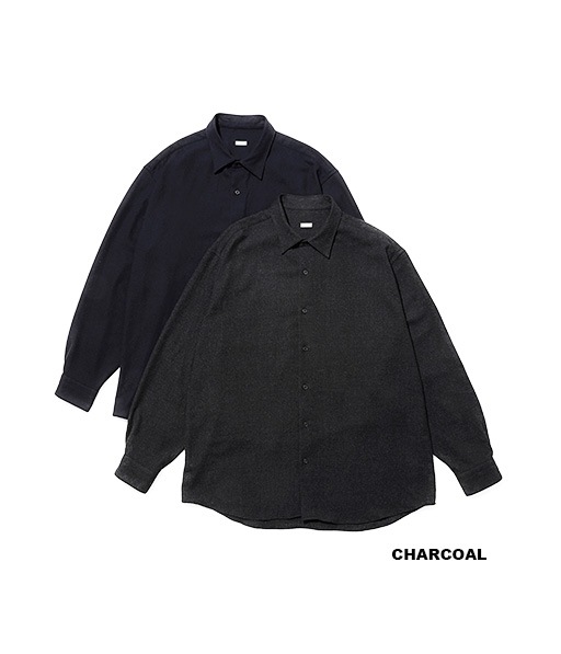 Wool Regular Collar Shirt［25AAP-02-12］【2025AW】【25STYLE2】【SOLDOUT】