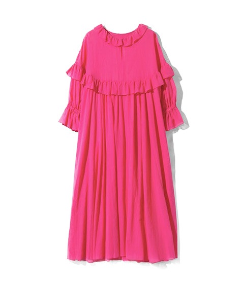 SALEFrill Dress - BoilOR722Pink2024SS