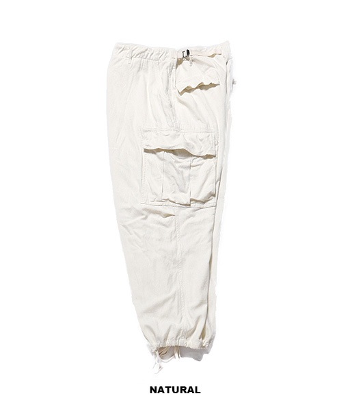 SILK NOIL JANGLE FATIGUE TROUSER［IT26S031］【2026SS】