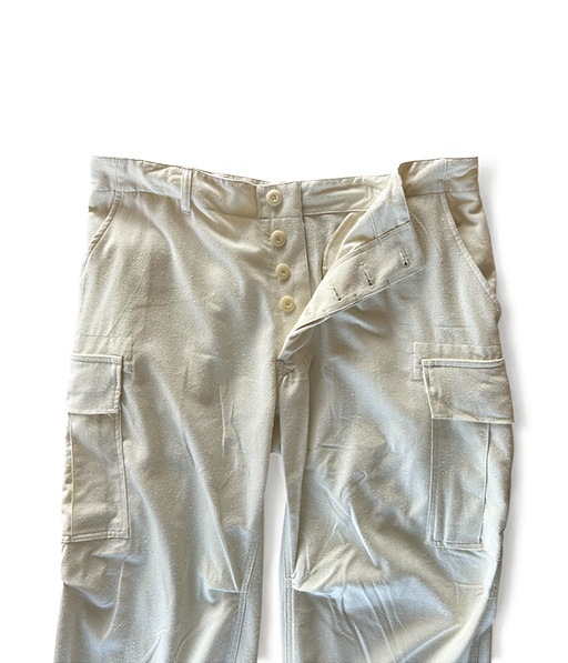 SILK NOIL JANGLE FATIGUE TROUSER［IT26S031］【2026SS】