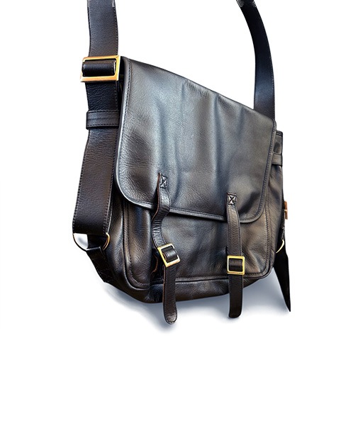 FLAP SHOULDER BAG M［BG-30-C-COW.GLASS-4］【SOLDOUT】