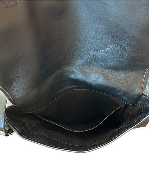 FLAP SHOULDER BAG M［BG-30-C-COW.GLASS-4］【SOLDOUT】