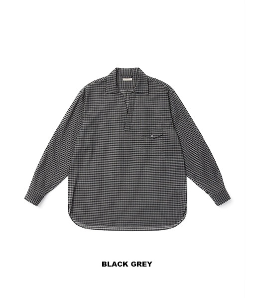 SUPER LIGHT WOOL CHECK SKIPPER SHIRT［USH66-LA237-B］【2026SS】