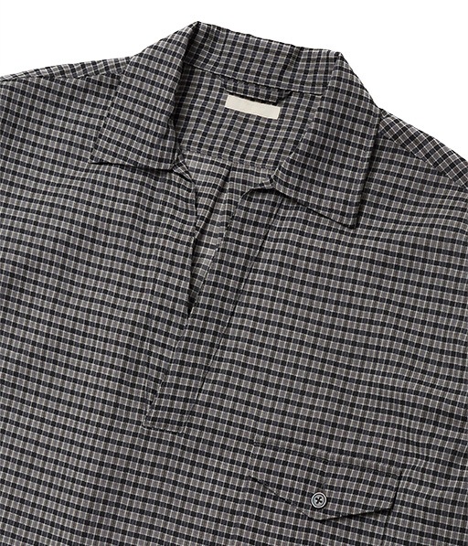 SUPER LIGHT WOOL CHECK SKIPPER SHIRT［USH66-LA237-B］【2026SS】