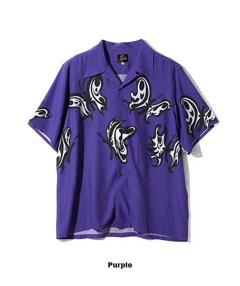 Needles × Kae Tanaka S/S One-Up Shirt - KT Papillon［QV432］Purple