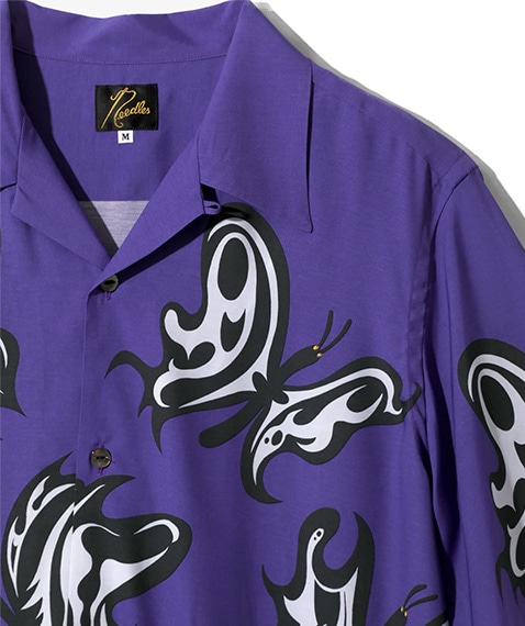 Needles × Kae Tanaka S/S One-Up Shirt - KT Papillon［QV432］Purple