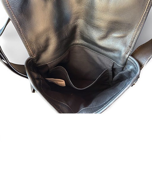 FLAP SHOULDER BAG S［BG-31-C-COW.GLASS-4］【SOLDOUT】