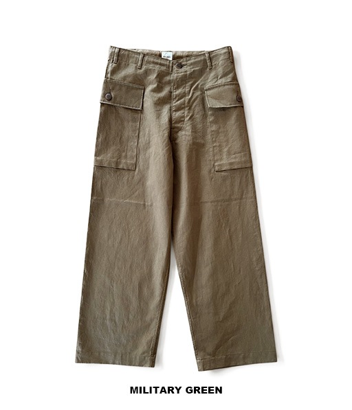 COTTON LINEN M43 TROUSERS［26S-BIS-PT34］【2026SS】【SOLDOUT】