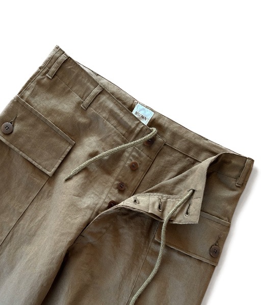 COTTON LINEN M43 TROUSERS［26S-BIS-PT34］【2026SS】【SOLDOUT】
