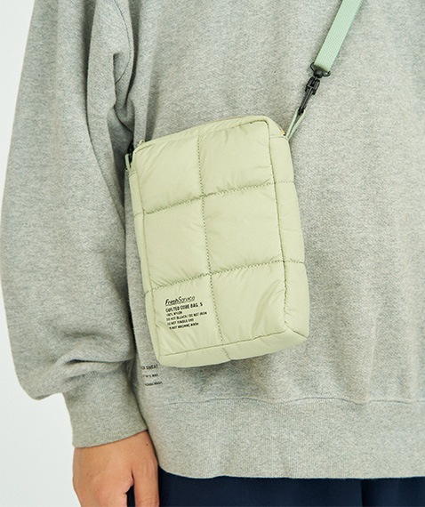 QUILTED CUBE BAG_S［FSP243-90113B］【2024AW】