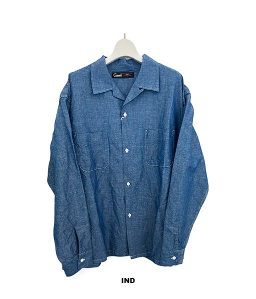 CL chameray open collar shirts［2603L］【2026SS】