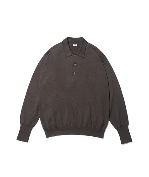 Cotton Knit L/S Polo Shirts［25SAP-03-02K］【2024SS】【25STYLE1】【SOLDOUT】