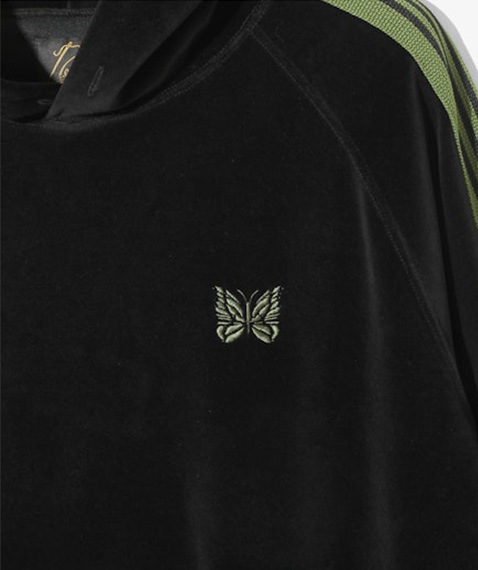 Track Hoody - C/PE Velour［RW324］Black【2025AW】【SOLDOUT】