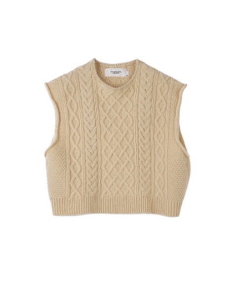 《SALE》5G ARAN VEST［23WKN-#922S］