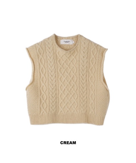 《SALE》5G ARAN VEST［23WKN-#922S］