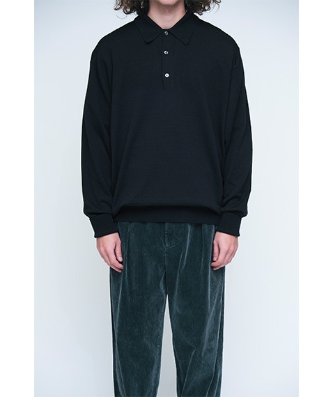 Wool Knit L/S Polo Shirt［24AAP-03-06K］【2024AW】【24STYLE2