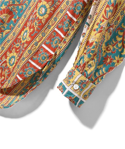 19 Century BD Shirt - Cotton Floral Stripe Lawn［QT009］【2025SS