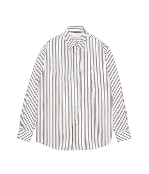 SIDOGRAS Stripe Regular Collar Shirt［GM254-50024STB］【2025AW】