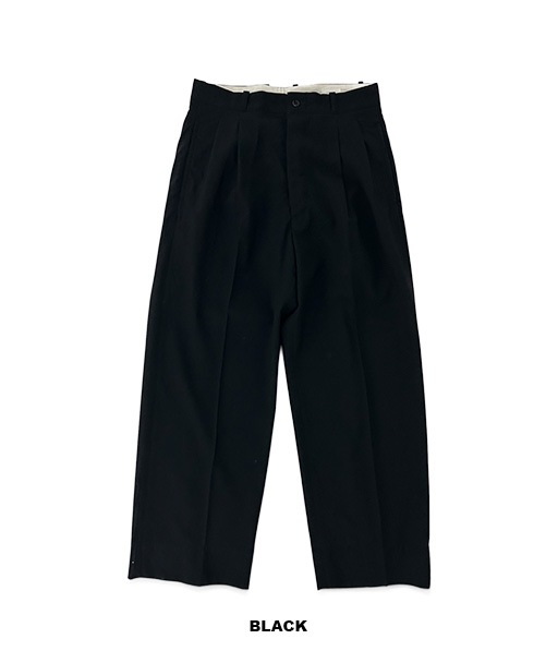 WOOL 2TUCK TROUSERS［BA-CSE-001］【2026SS】