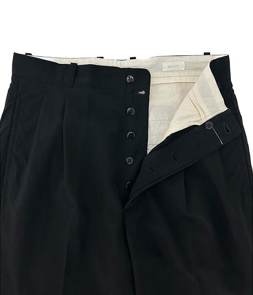 WOOL 2TUCK TROUSERS［BA-CSE-001］【2026SS】