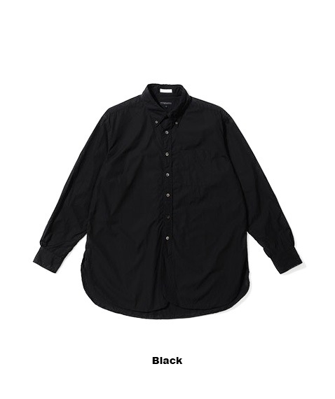 19 Century BD Shirt - 100's 2Ply Broadcloth［PS001］Black【2024AW】【SOLDOUT】