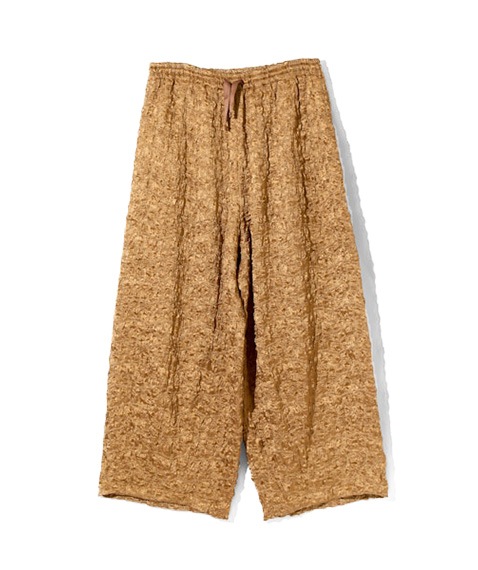 H.D. Pant - Embroidery Satin［RW284］Brown【2025AW】 【SOLDOUT】