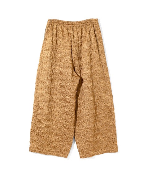H.D. Pant - Embroidery Satin［RW284］Brown【2025AW】 【SOLDOUT】