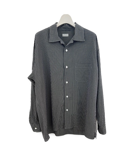 CHECK OPEN COLLAR SHIRTS［BA-CSD-002］【2026SS】