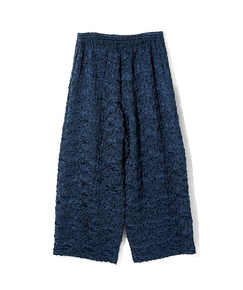 H.D. Pant - Embroidery Satin［RW284］Navy【2025AW】 【SOLDOUT】