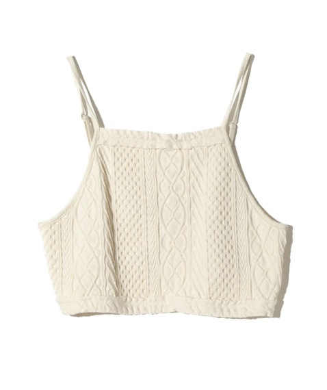 Bikini Top - Aran Pattern JerseyQT1080ϡ2025SS 