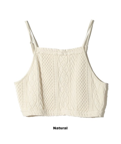 Bikini Top - Aran Pattern JerseyQT1080ϡ2025SS 