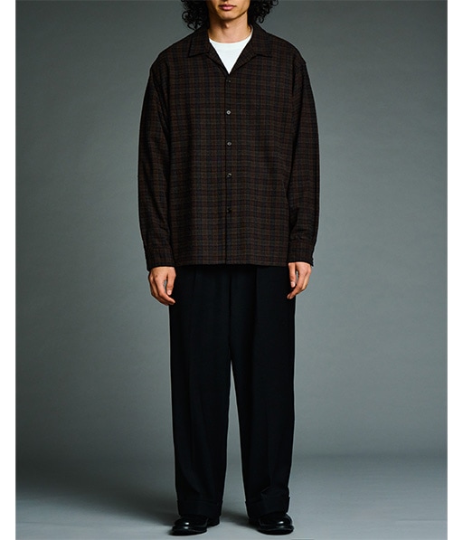 Silk Nep Loop Collar Shirts［26AAP-02-13］【2026AW】【26STYLE2】【SOLDOUT】