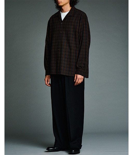 Silk Nep Loop Collar Shirts［26AAP-02-13］【2026AW】【26STYLE2】【SOLDOUT】
