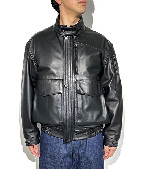 “MORGAN ”BOMBER JACKET COW SKIN［SH-45-COW］