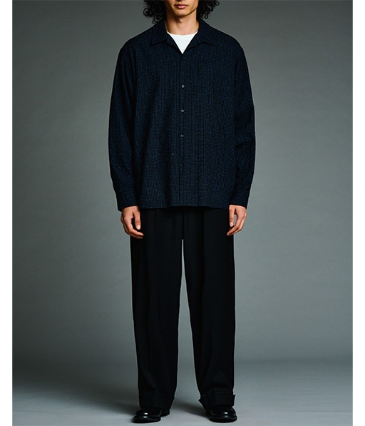 Silk Nep Loop Collar Shirts［26AAP-02-14］【2026AW】【26STYLE2】【SOLDOUT】