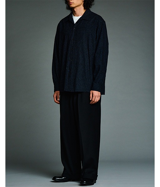 Silk Nep Loop Collar Shirts［26AAP-02-14］【2026AW】【26STYLE2】【SOLDOUT】